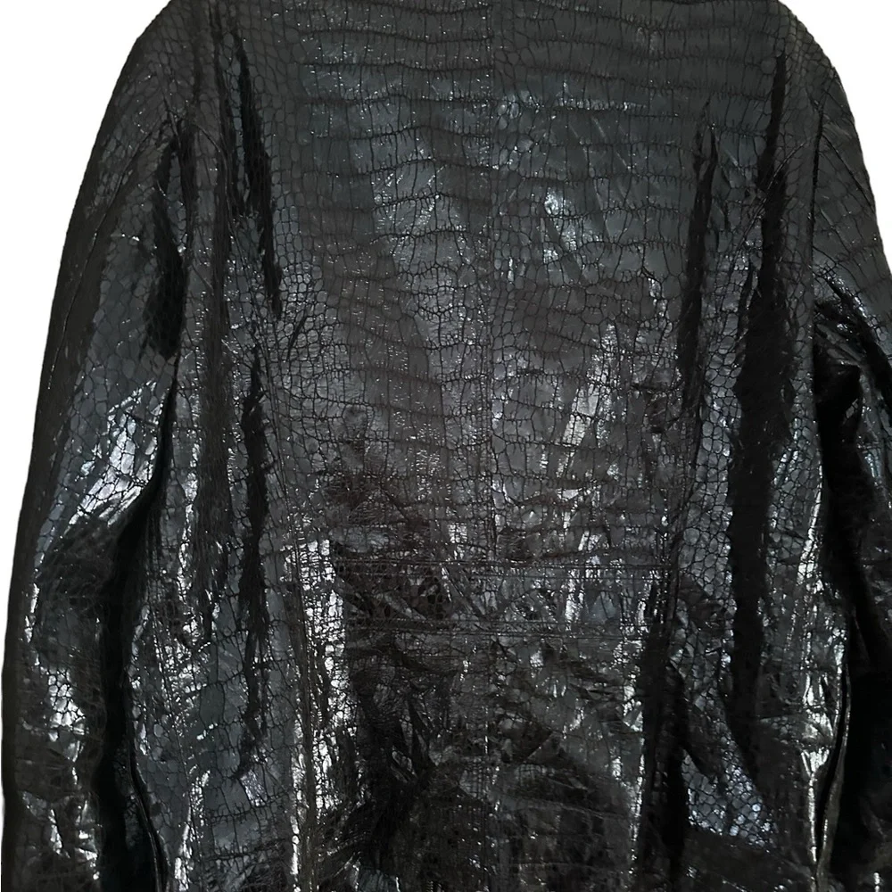 EMPORIO ARMANI BLACK BOMBER JACKET - Picture 5 of 9